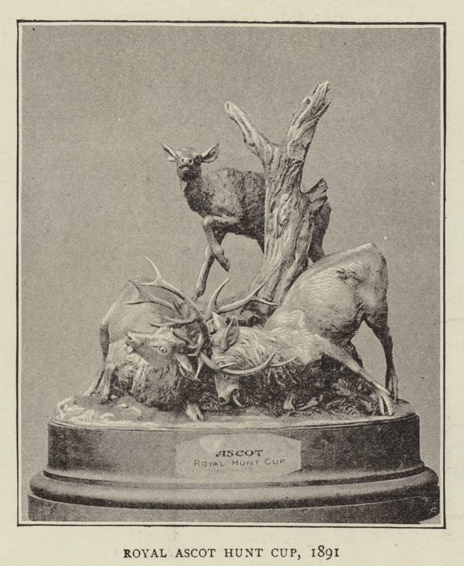Royal Ascot Hunt Cup, 1891 von English Photographer