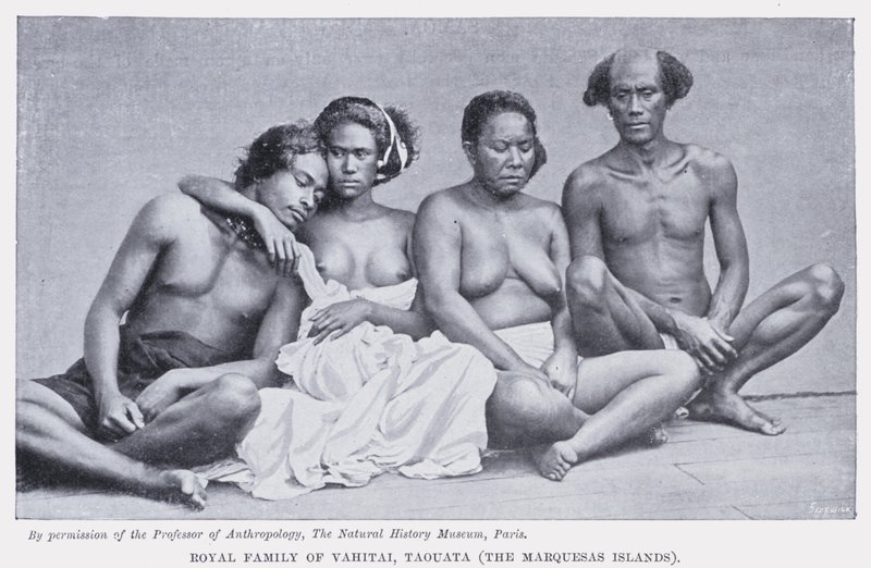 Königliche Familie von Vahitai, Taouata, Marquesas-Inseln von English Photographer