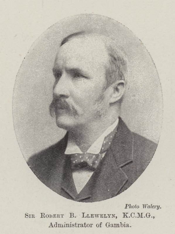 Sir Robert B. Llewelyn, KCMG, Administrator von Gambia von English Photographer