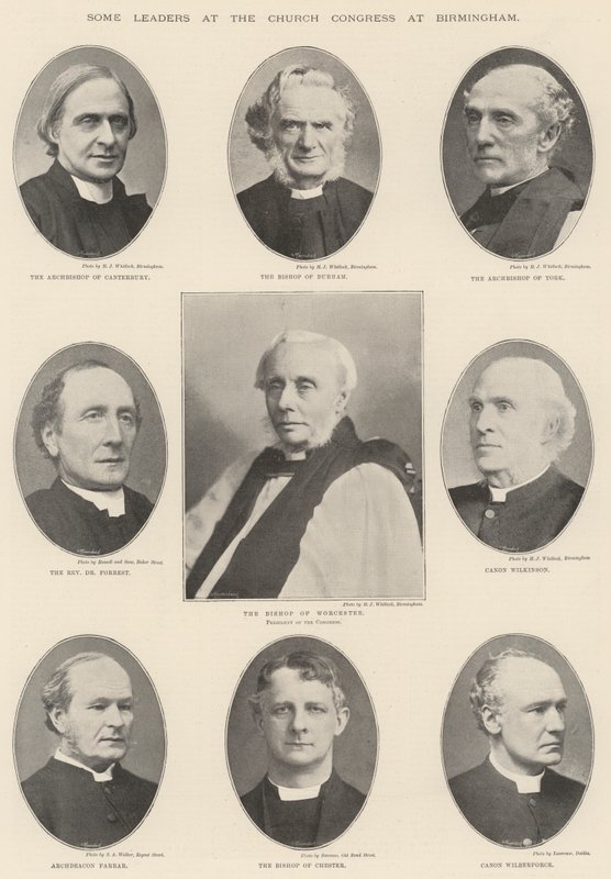 Einige Führer beim Kirchenkongress in Birmingham von English Photographer