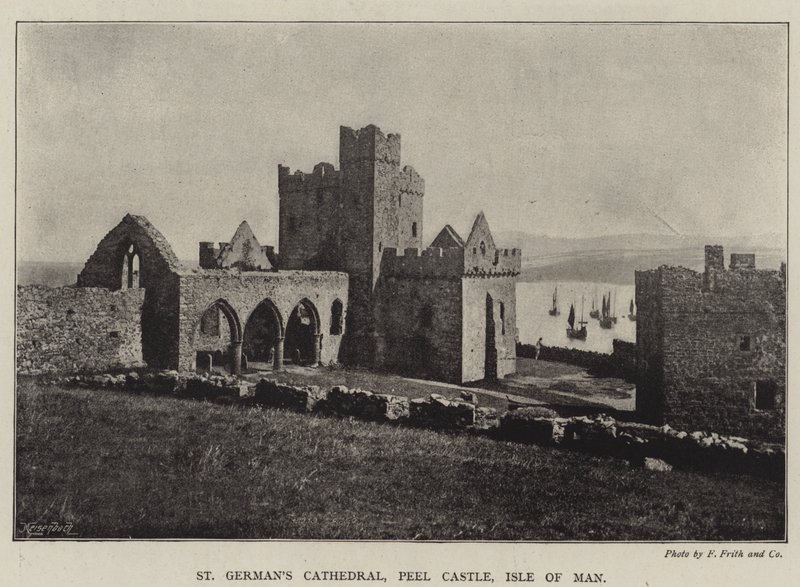 St. Germans Kathedrale, Peel Castle, Isle of Man von English Photographer
