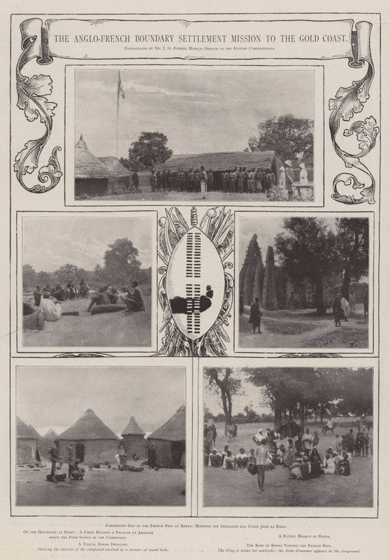 Die anglo-französische Grenzregelungsmission an die Goldküste von English Photographer