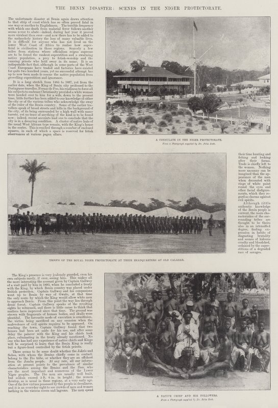 Das Benin-Desaster, Szenen im Niger-Schutzgebiet von English Photographer