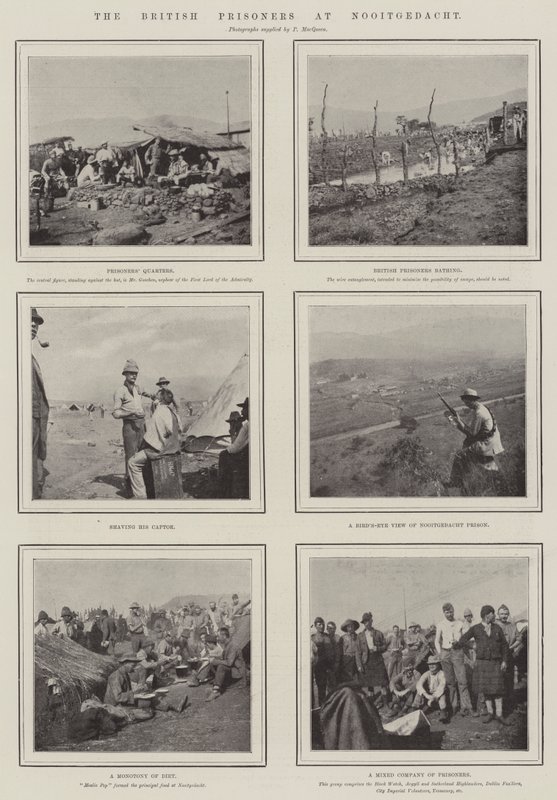 Die britischen Gefangenen in Nooitgedacht von English Photographer