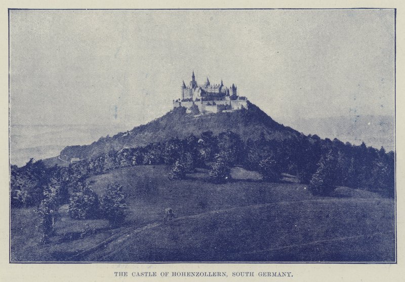 Das Schloss Hohenzollern, Süddeutschland von English Photographer