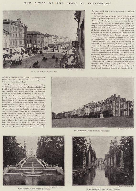 Die Städte des Zaren, St. Petersburg von English Photographer