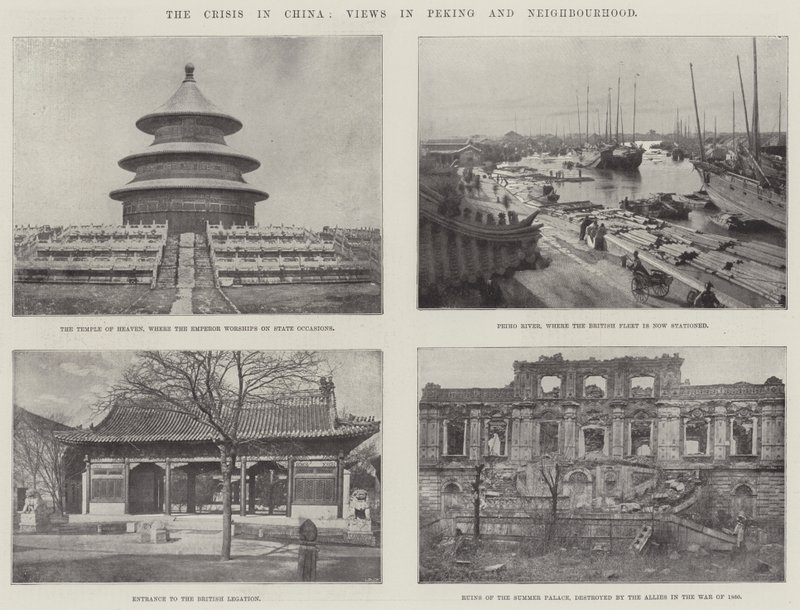 Die Krise in China, Ansichten in Peking und Umgebung von English Photographer