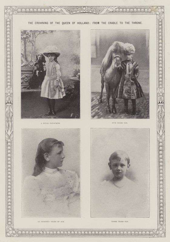 Die Krönung der Königin von Holland, von der Wiege bis zum Thron von English Photographer