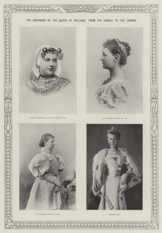 Die Krönung der Königin von Holland, von der Wiege bis zum Thron von English Photographer
