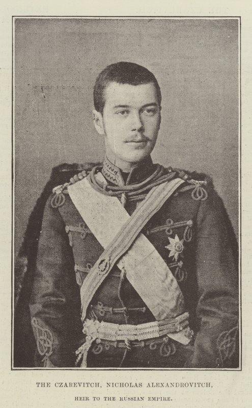 Der Zarewitsch, Nicholas Alexandrowitsch, Erbe des Russischen Reiches von English Photographer