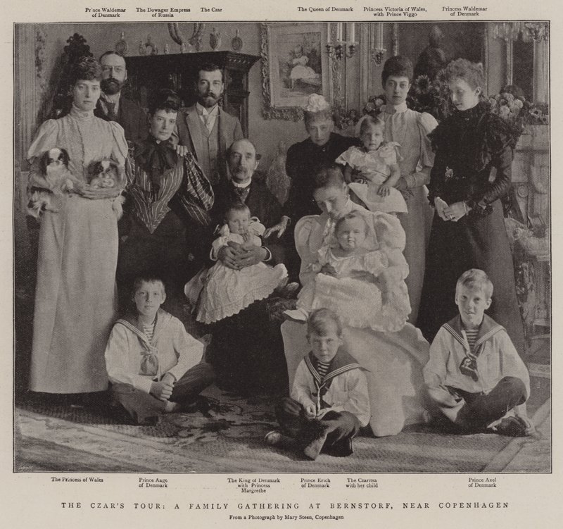 Die Reise des Zaren, ein Familientreffen in Bernstorf bei Kopenhagen von English Photographer