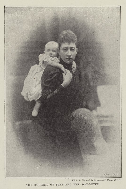 Die Herzogin von Fife und ihre Tochter von English Photographer