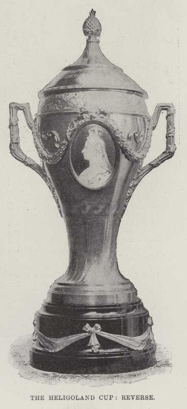 Der Helgoland-Pokal, Rückseite von English Photographer