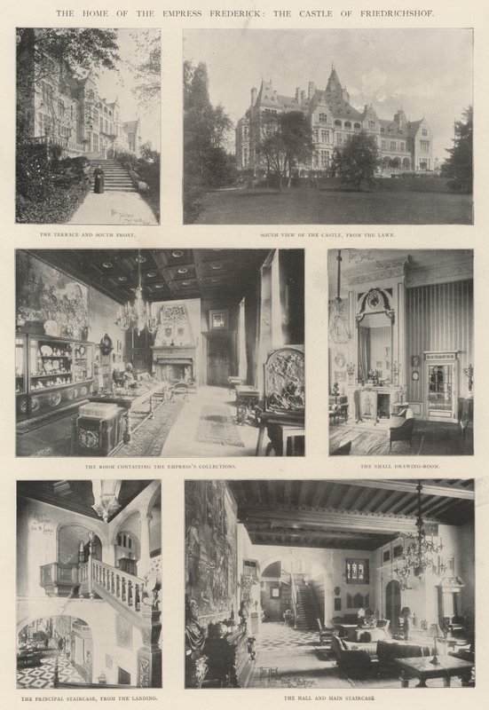 Das Heim der Kaiserin Friedrich, das Schloss Friedrichshof von English Photographer