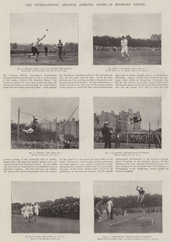 Die internationalen Amateur-Leichtathletik-Sportarten in Stamford Bridge von English Photographer
