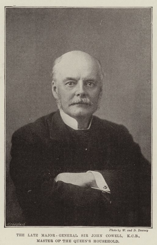 Der verstorbene Generalmajor Sir John Cowell, KCB, Meister des königlichen Haushalts von English Photographer