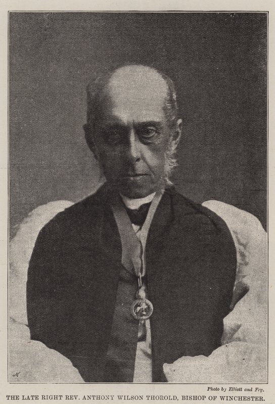 Der verstorbene Right Reverend Anthony Wilson Thorold, Bischof von Winchester von English Photographer