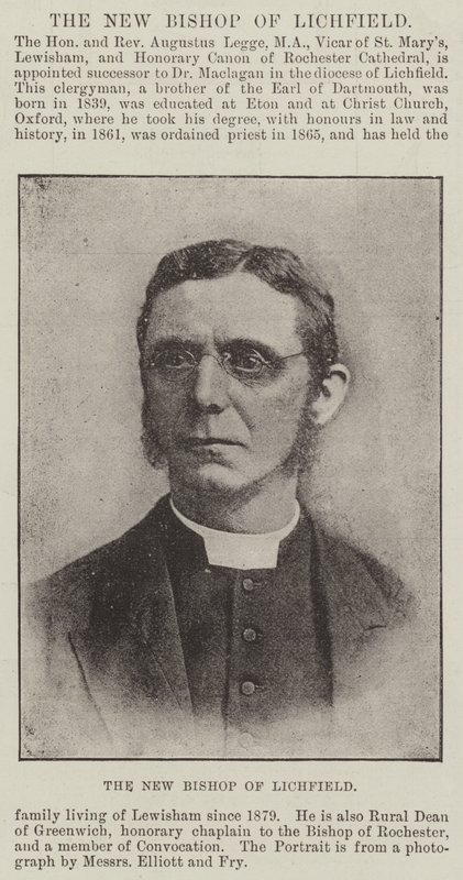 Der neue Bischof von Lichfield von English Photographer