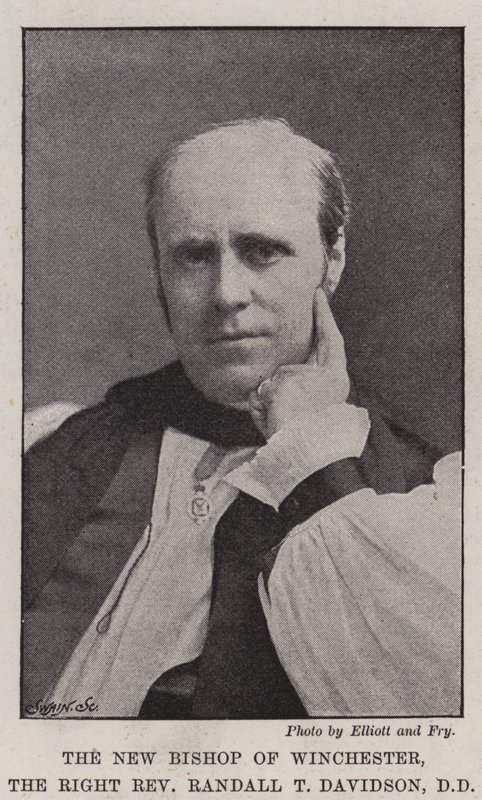 Der neue Bischof von Winchester, Right Reverend Randall T. Davidson, DD von English Photographer