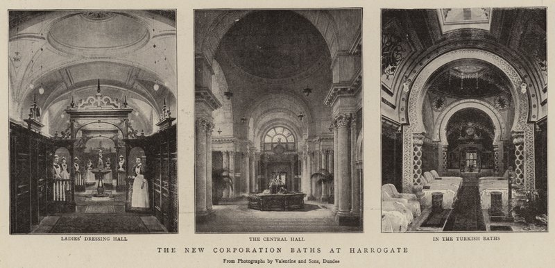 Die neuen städtischen Bäder in Harrogate von English Photographer