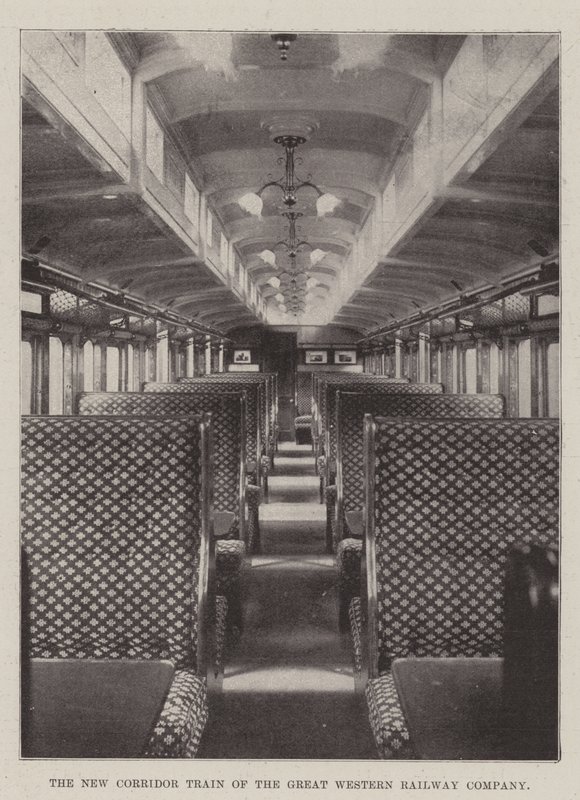 Der neue Korridorzug der Great Western Railway Company von English Photographer