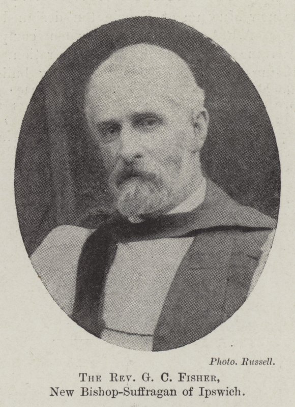 Der Reverend G. C. Fisher, neuer Suffraganbischof von Ipswich von English Photographer