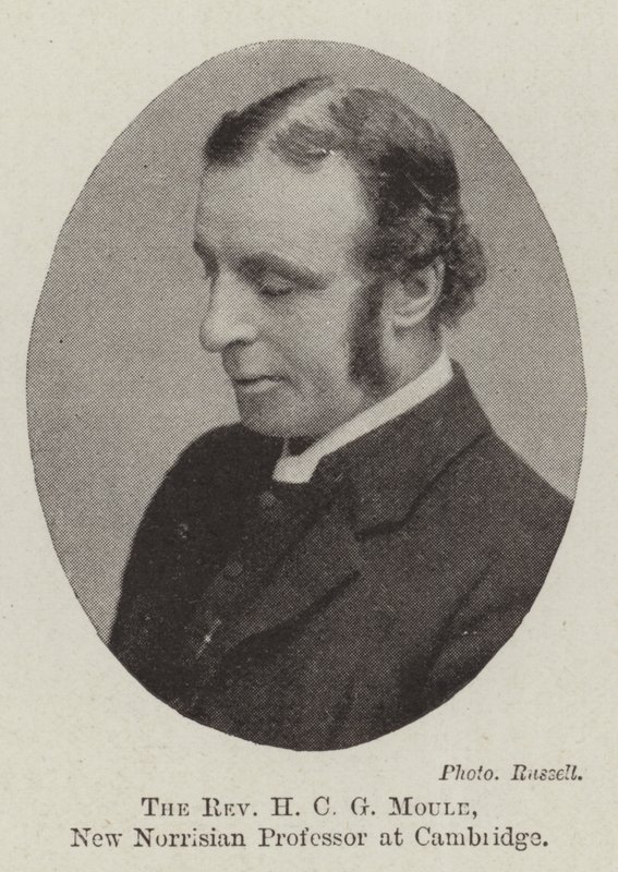 Der Reverend H C G Moule, neuer Norrisian Professor in Cambridge von English Photographer