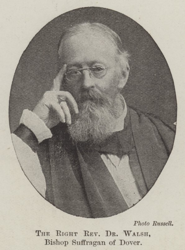 Der ehrwürdige Dr. Walsh, Suffraganbischof von Dover von English Photographer