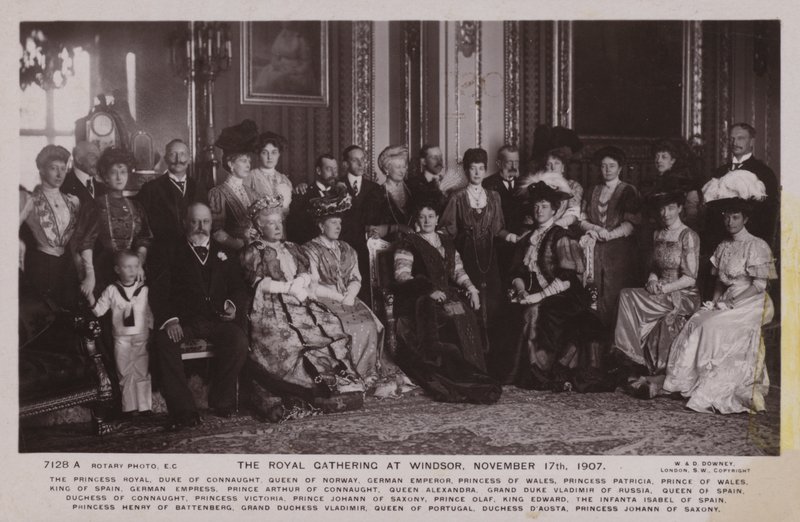 Das königliche Treffen in Windsor, 17. November 1907 von English Photographer