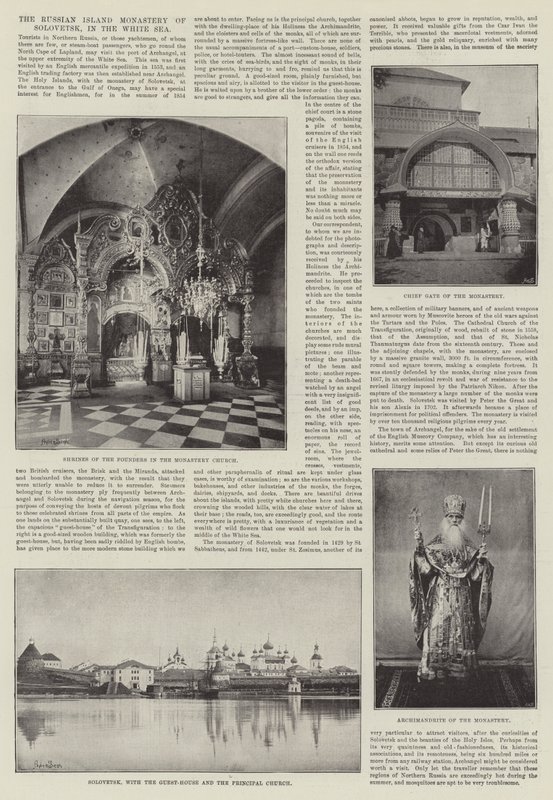 Das russische Inselkloster Solovetsk im Weißen Meer von English Photographer