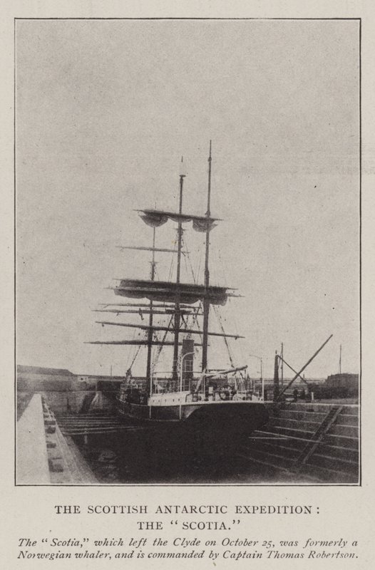Die schottische Antarktis-Expedition, die Scotia von English Photographer