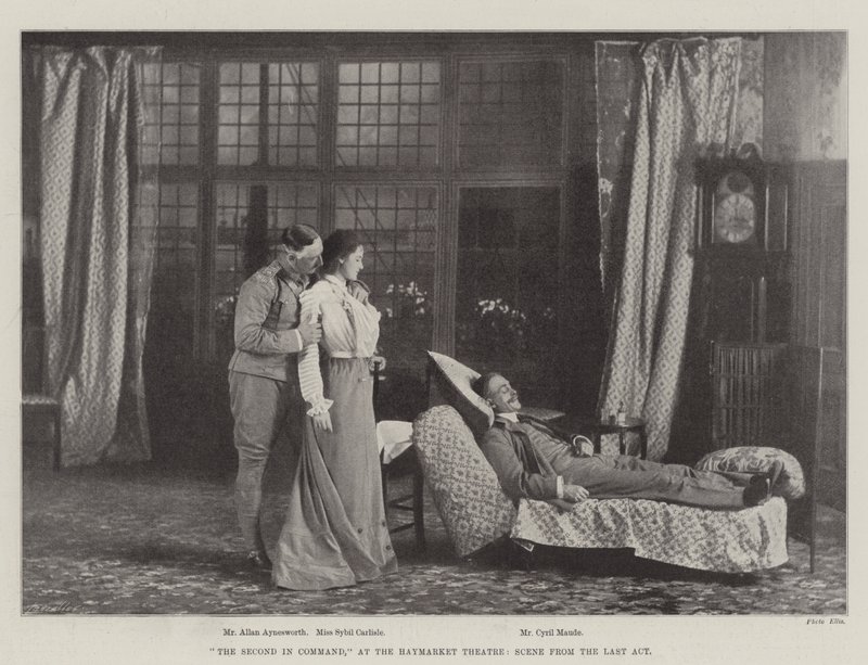 Der zweite Befehlshaber, im Haymarket Theatre, Szene aus dem letzten Akt von English Photographer