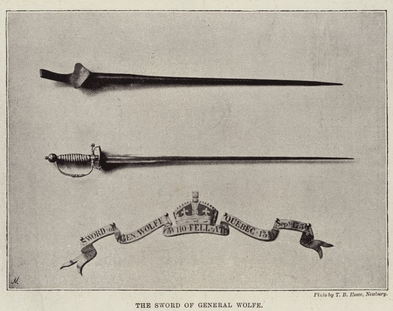 Das Schwert von General Wolfe von English Photographer