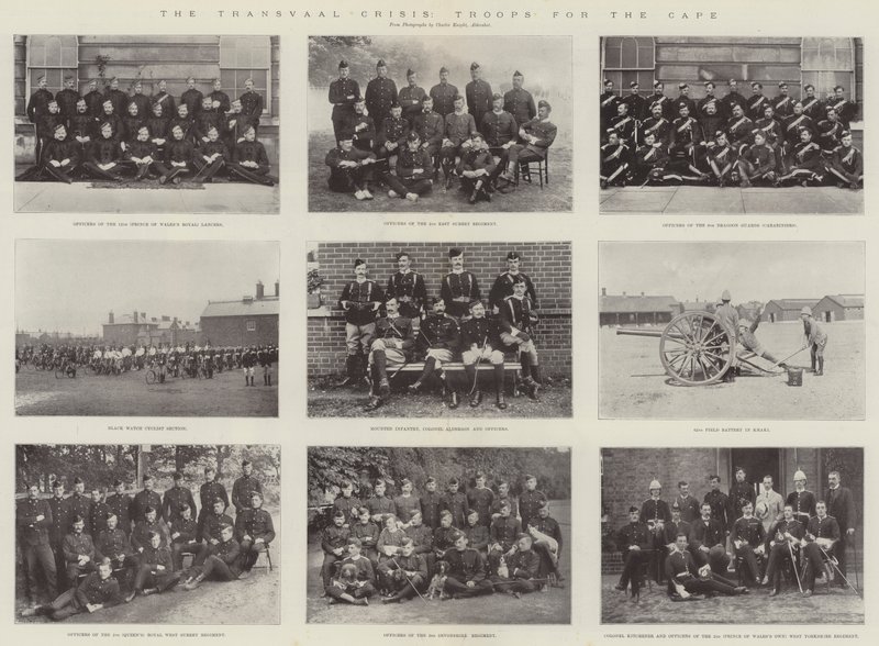 Die Transvaal-Krise, Truppen für das Kap von English Photographer