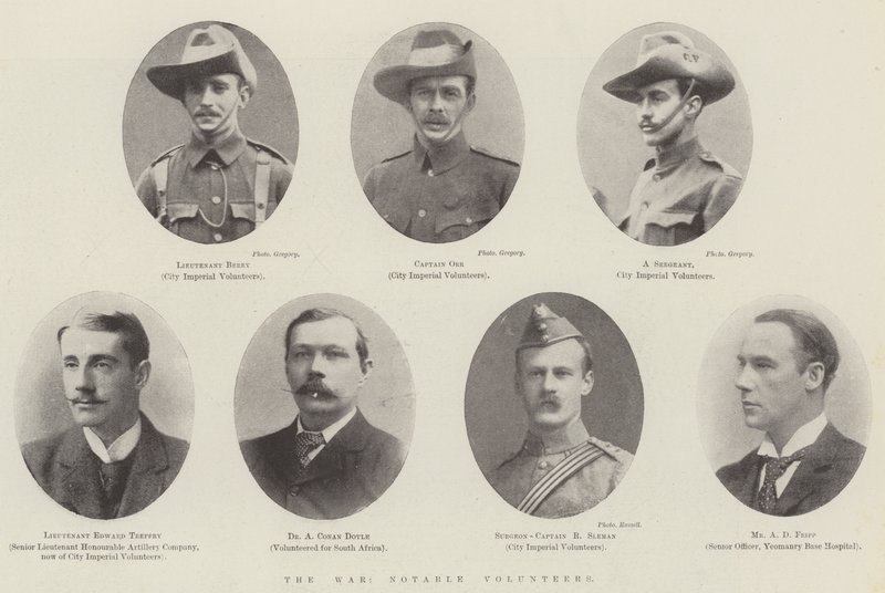 Der Krieg, bemerkenswerte Freiwillige von English Photographer
