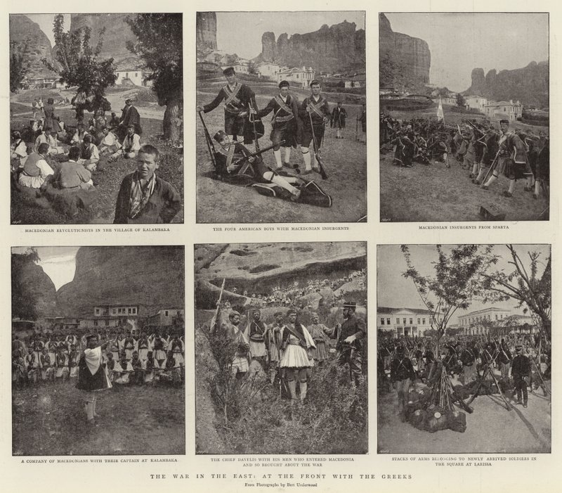 Der Krieg im Osten, an der Front mit den Griechen von English Photographer