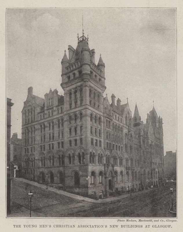 Die neuen Gebäude der Christlichen Vereinigung Junger Männer in Glasgow von English Photographer