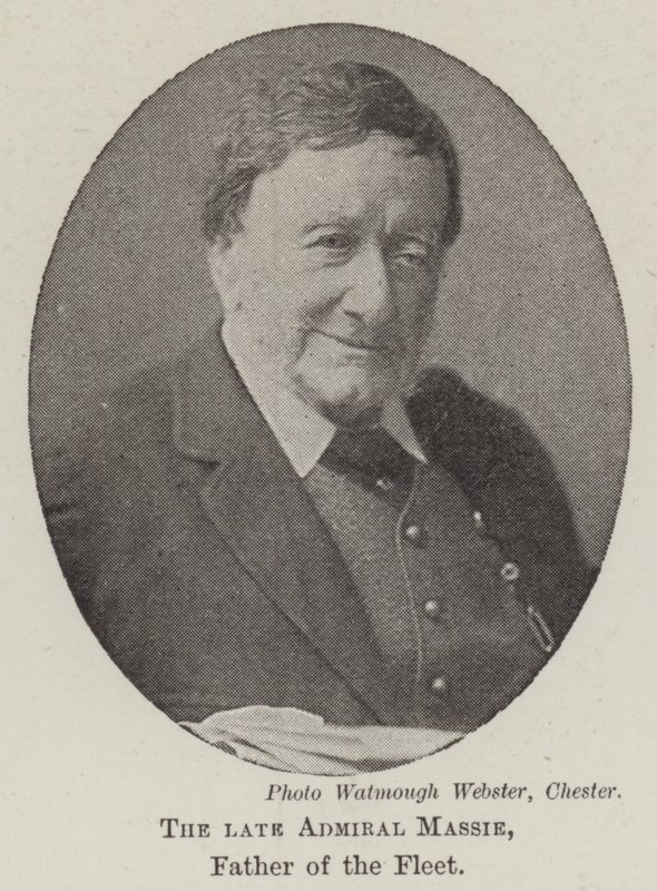 Der verstorbene Admiral Massie, Vater der Flotte von English Photographer