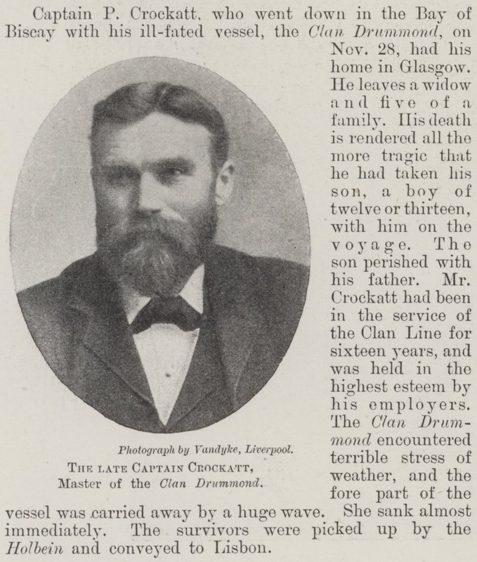 Der verstorbene Kapitän Crockatt, Meister des Clan Drummond von English Photographer