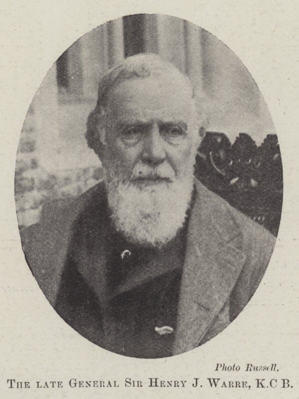 Der verstorbene General Sir Henry J. Warre, KCB von English Photographer