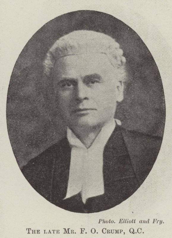 Der verstorbene Mr F O Crump, QC von English Photographer