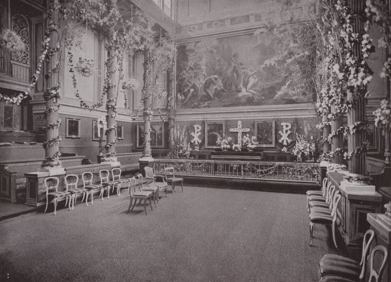 Die private Kapelle der verstorbenen Königin Victoria, Buckingham Palace von English Photographer