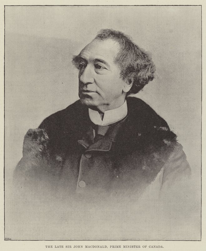 Der verstorbene Sir John Macdonald, Premierminister von Kanada von English Photographer