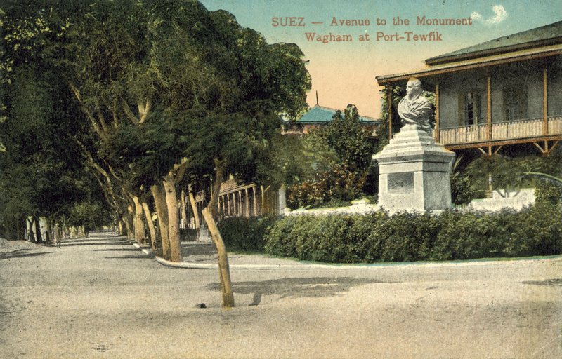 Wagham-Denkmal, Port Taufiq, Suez von English Photographer