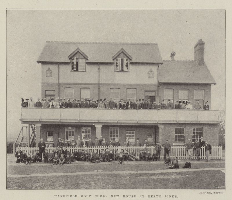 Wakefield Golf Club, Neues Haus an den Heath Links von English Photographer