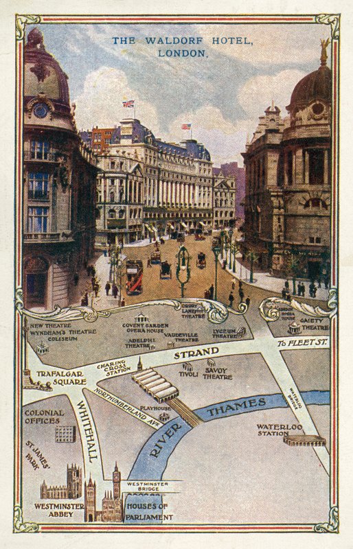 Waldorf Hotel, Aldwych, London von English Photographer