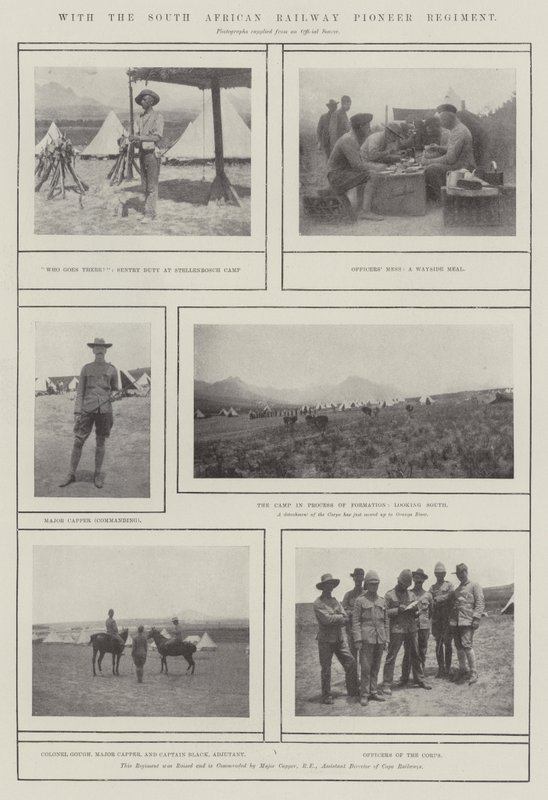 Mit dem südafrikanischen Eisenbahnpionierregiment von English Photographer