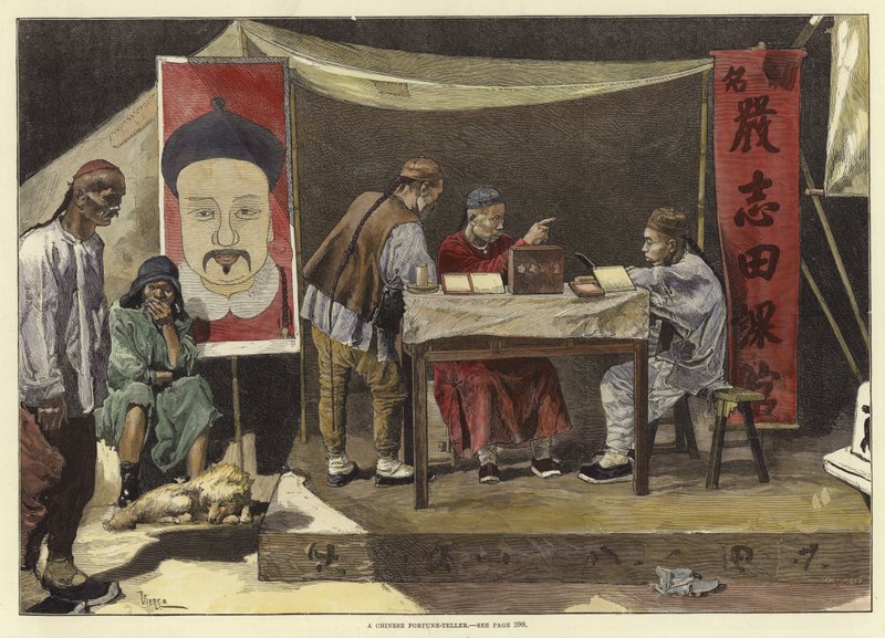 Ein chinesischer Wahrsager von English School