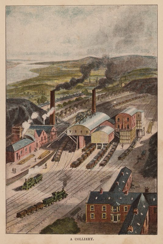 Ein Bergwerk von English School