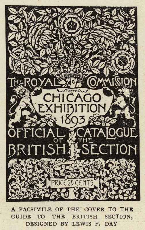 Faksimile des Covers zum Führer durch die britische Sektion (Gravur) von English School